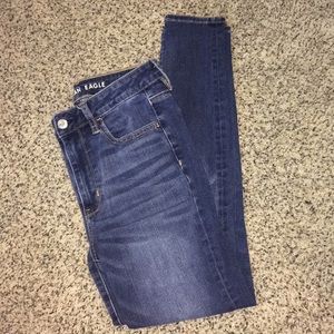 American Eagle super hi rise jegging sz 6 short